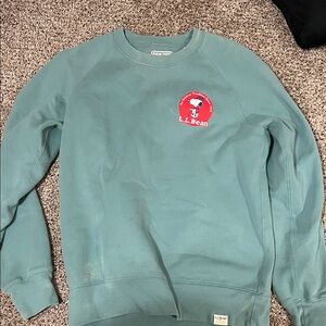 L.L. Bean women’s Teal Crewneck Sweater